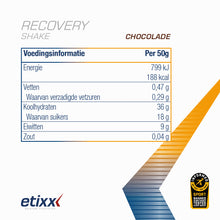 Afbeelding in Gallery-weergave laden, Recovery Shake - Etixx Sports Nutrition