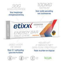 Afbeelding in Gallery-weergave laden, Energy Bar Fruit Chew - Etixx Sports Nutrition