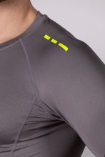 Afbeelding in Gallery-weergave laden, Orango Running - Mens T-shirt short sleeve - Steel Grey/Lime - 11016