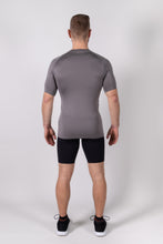 Afbeelding in Gallery-weergave laden, Orango Running - Mens T-shirt short sleeve - Steel Grey/Lime - 11016