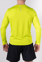 Afbeelding in Gallery-weergave laden, Orango Running - Mens T-shirt long sleeve - Lime - 11017