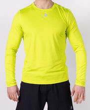 Afbeelding in Gallery-weergave laden, Orango Running - Mens T-shirt long sleeve - Lime - 11017