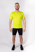 Afbeelding in Gallery-weergave laden, Orango Running - Mens T-shirt short sleeve V-neck - Lime - 11027