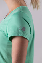 Afbeelding in Gallery-weergave laden, Orango Running - Womens T-shirt short sleeve V-neck - Neptune Green - 12011