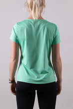 Afbeelding in Gallery-weergave laden, Orango Running - Womens T-shirt short sleeve V-neck - Neptune Green - 12011