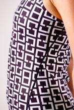 Afbeelding in Gallery-weergave laden, Orango Running - Womens Singlet - Black/White Allover Print - art.nr. 12025