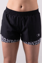 Afbeelding in Gallery-weergave laden, Orango Running - Womens Short with inner pants - Black / Black/White - 12040