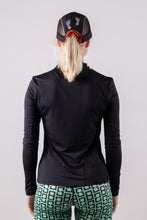Afbeelding in Gallery-weergave laden, Orango Running - Womens cover up jacket with full zipp - Black - 12051
