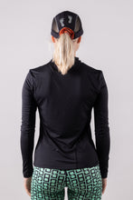 Afbeelding in Gallery-weergave laden, Orango Running - Womens cover up jacket with full zipp - Black - 12051