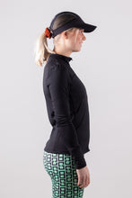 Afbeelding in Gallery-weergave laden, Orango Running - Womens cover up jacket with full zipp - Black - 12051