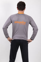 Afbeelding in Gallery-weergave laden, Orango Running - Mens T-shirt long sleeve -  Regular Fit - Steel Grey - P010106G
