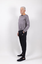Afbeelding in Gallery-weergave laden, Orango Running - Mens T-shirt long sleeve - Steel Grey/Orange/Black - P010-106