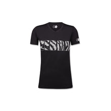 Afbeelding in Gallery-weergave laden, Orango Running - Womens T-shirt short sleeve V-neck - Black - P010201A