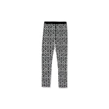 Afbeelding in Gallery-weergave laden, Orango Running - Womens Long Tights - Black/White Allover Print - 12006