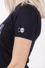 Afbeelding in Gallery-weergave laden, Orango Running - Womens T-shirt short sleeve V-neck - Black - P010201A