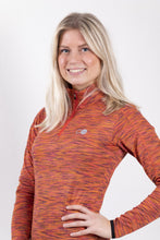 Afbeelding in Gallery-weergave laden, Orango Running - Womens T-shirt long sleeve Zipp - Multicolor - P010-204