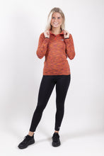 Afbeelding in Gallery-weergave laden, Orango Running - Womens T-shirt long sleeve Zipp - Multicolor - P010-204