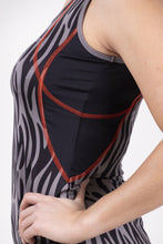 Afbeelding in Gallery-weergave laden, Orango Running - Womens Singlet O-neck - Zebra - P010-205