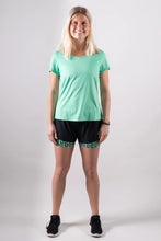 Afbeelding in Gallery-weergave laden, Oranĝo Kurio Women's Running Shorts with Inner Tight - 12040
