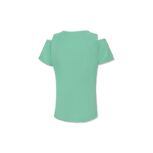 Afbeelding in Gallery-weergave laden, Oranĝo Graco Women T-shirt with open shoulder - 12043
