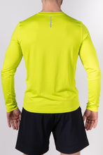 Afbeelding in Gallery-weergave laden, Orango Running - Mens T-shirt long sleeve - Lime - 11017
