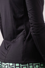 Afbeelding in Gallery-weergave laden, Orango Running - Womens cover up jacket with full zipp - Black - 12051

