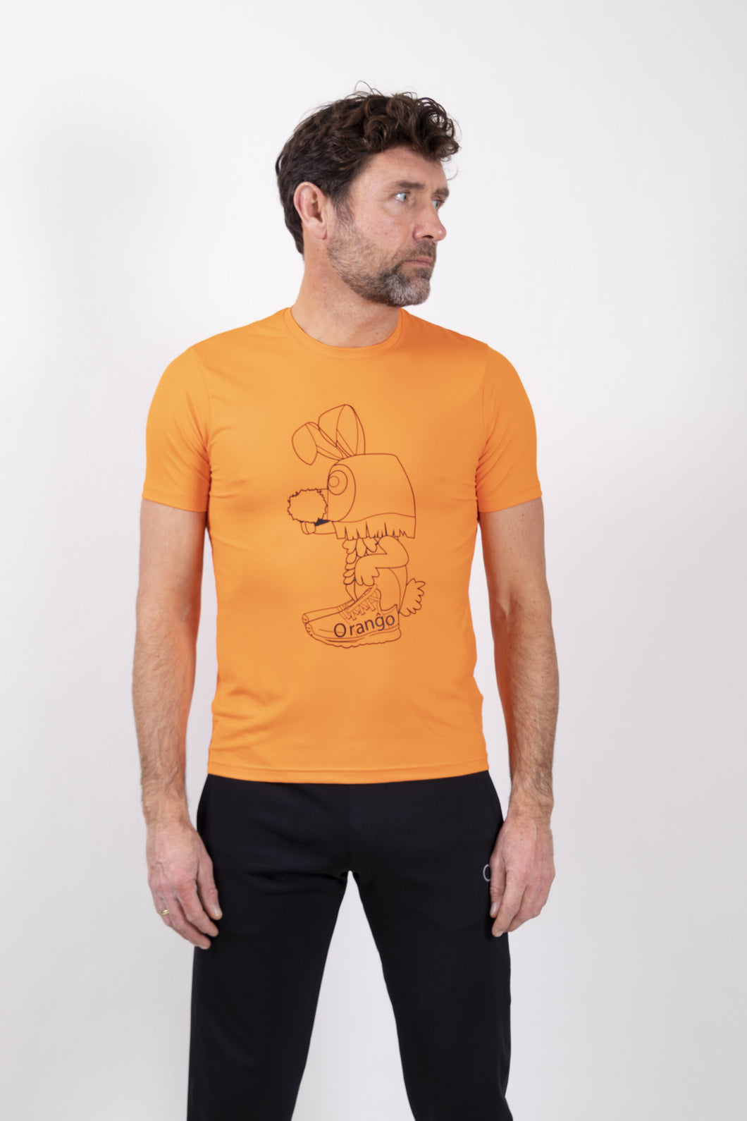 Orango Running - Mens T-shirt short sleeve O-neck - Regular Fit - Print: Zoef - P010101F