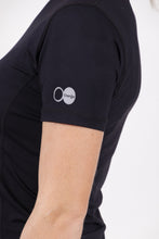 Afbeelding in Gallery-weergave laden, Orango Running - Womens T-shirt short sleeve V-neck - Black - P010-201C
